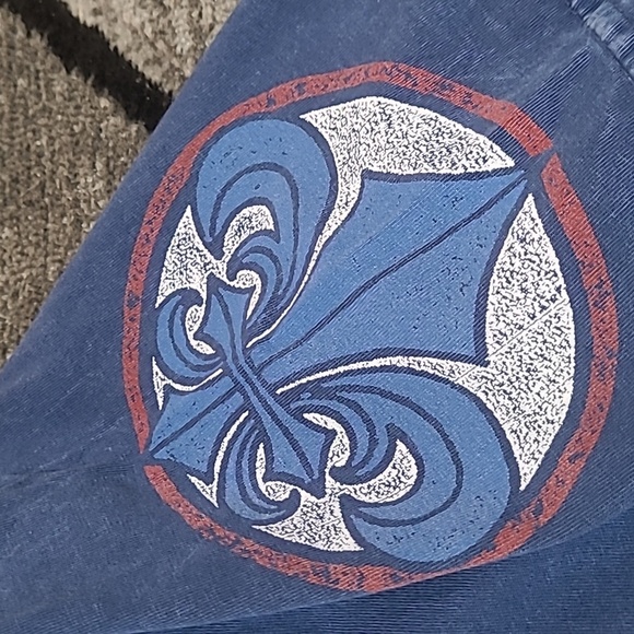 AFFLICTION AMERICAN CUSTOMS LIVE FAST RAW-EDGE AMERICAN FLAG LAVA WASH TEE-SHIRT - Picture 7 of 12